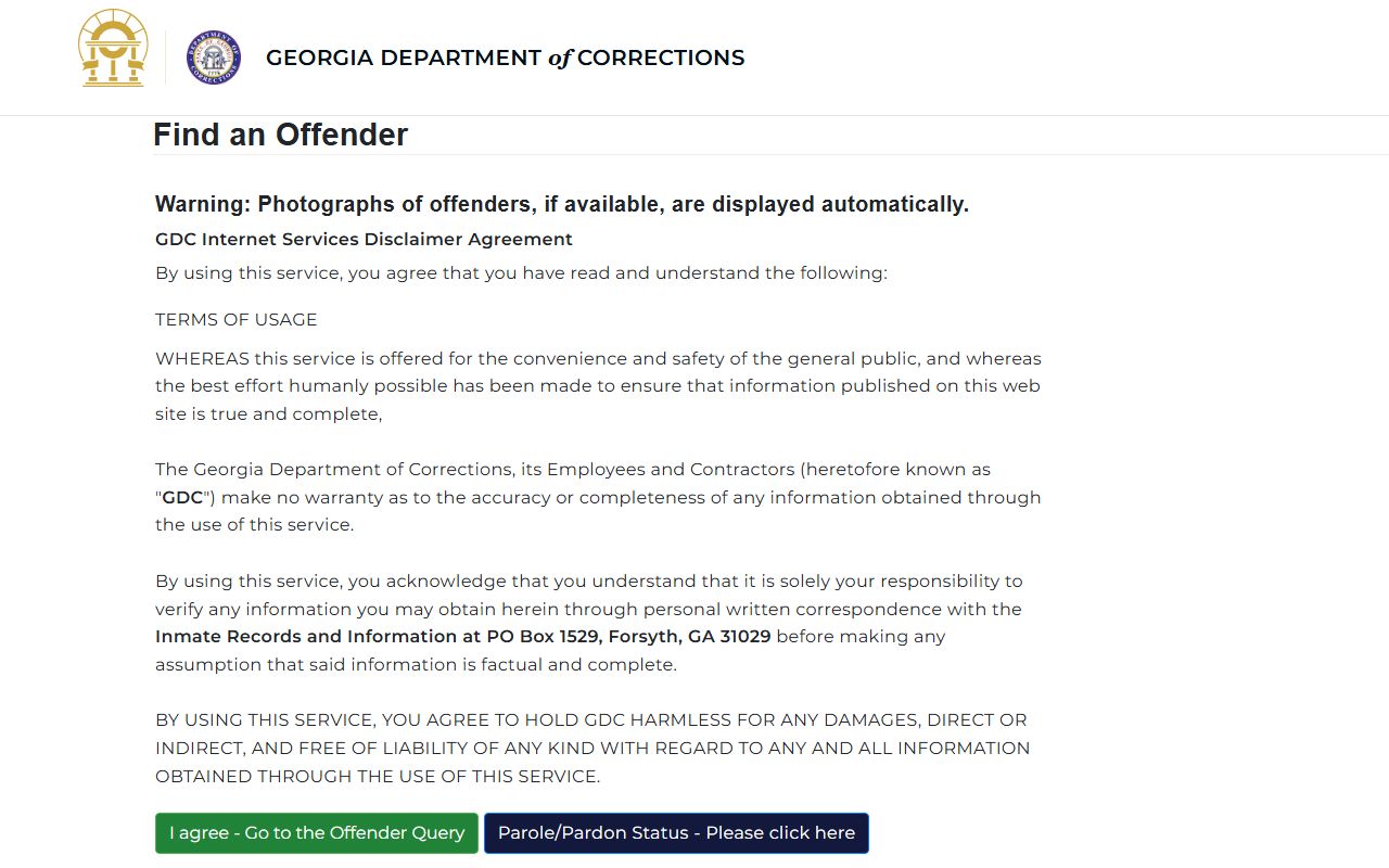 Murray County arrest records GDC Find an Offender search