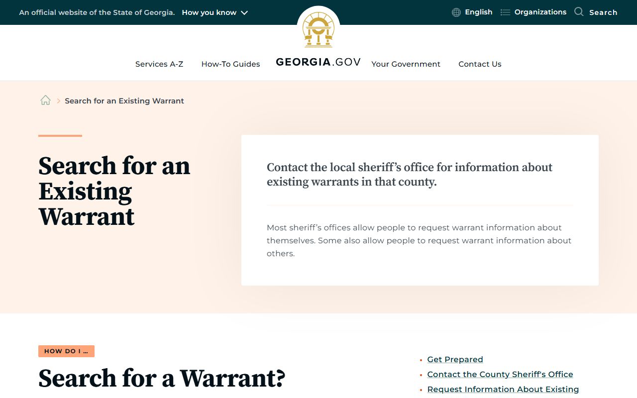 Murray County arrest records Georgia warrant search instructions