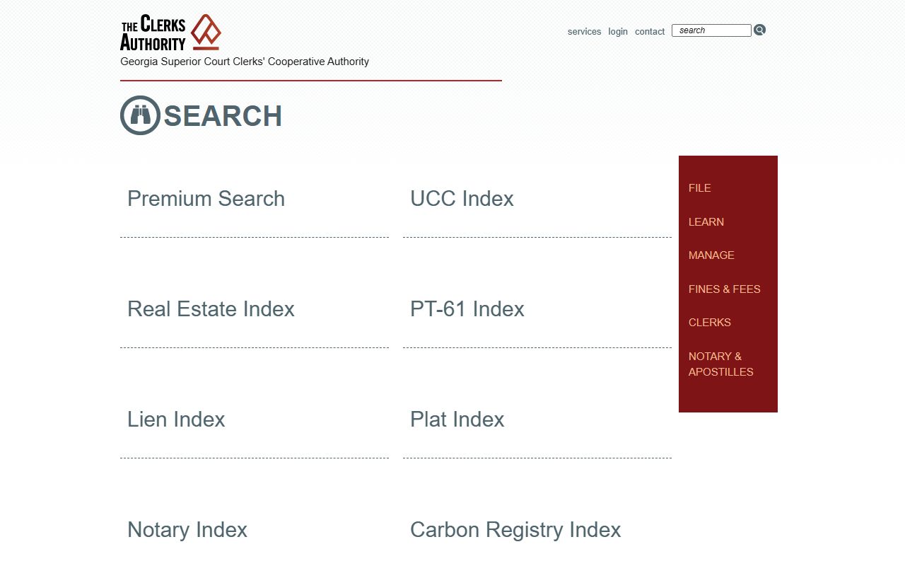 Murray County court records GSCCCA search portal