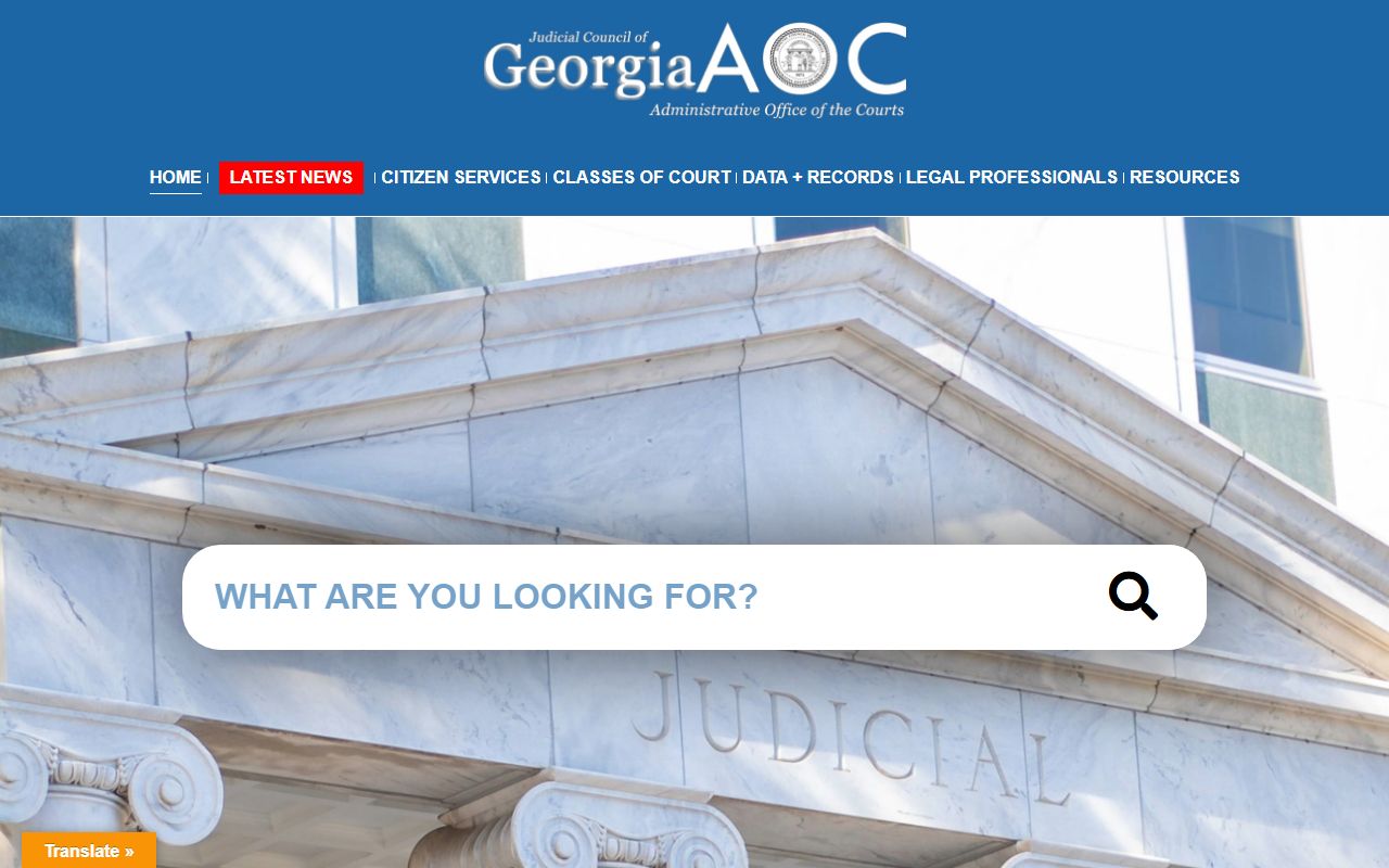 Murray County court records Georgia Courts public services page