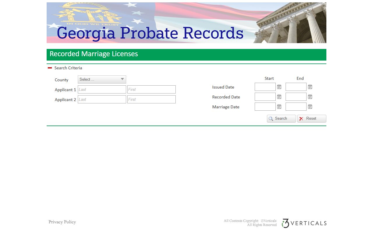 Murray County marriage records Georgia Probate Records marriage search